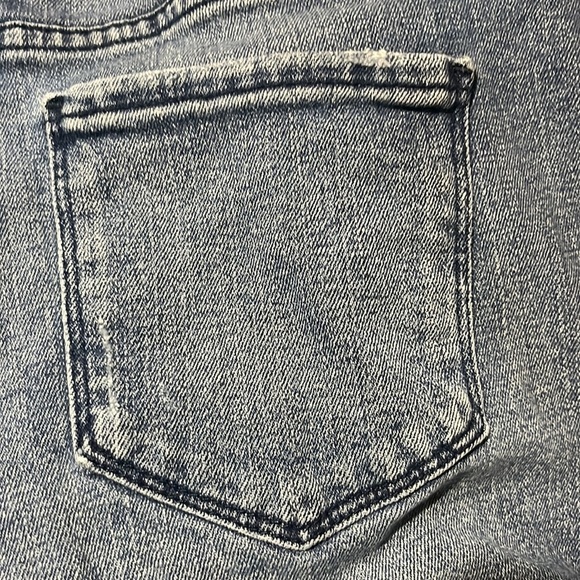 NYDJ Jessica Relaxed Boyfriend Cropped Embroidered Floral Denim Jeans Size 4 - Picture 9 of 12